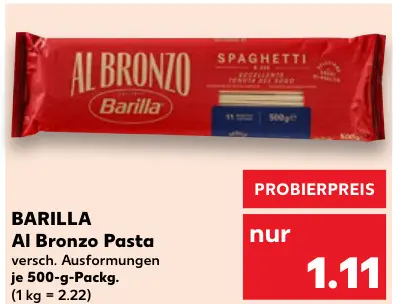 Aanbieding: Al Bronzo Pasta