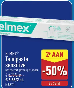 Promotie: Tandpasta sensitive