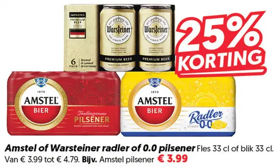 Bier, Radler of 0.0 pilsener