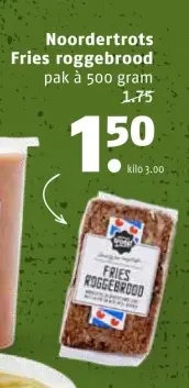 Aanbieding: Noordertrots Fries roggebrood