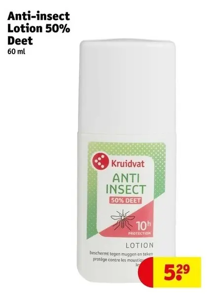 Promotie: Anti-insect Lotion 50% Deet