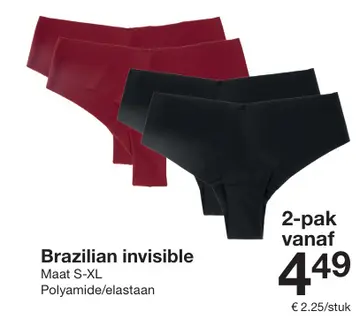 Aanbieding: Brazilian invisible