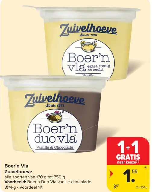 Promotie: Boer'n Vla
