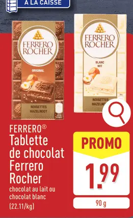 Offre: Tablette de chocolat
