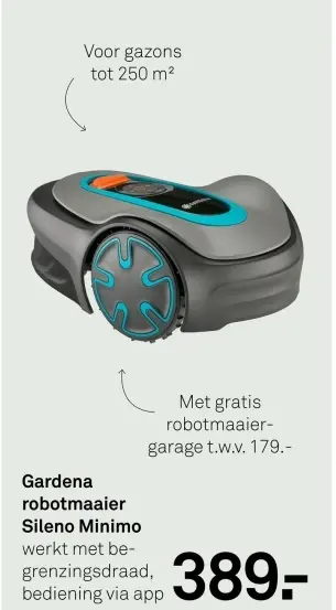 Aanbieding: robotmaaier Sileno Minimo