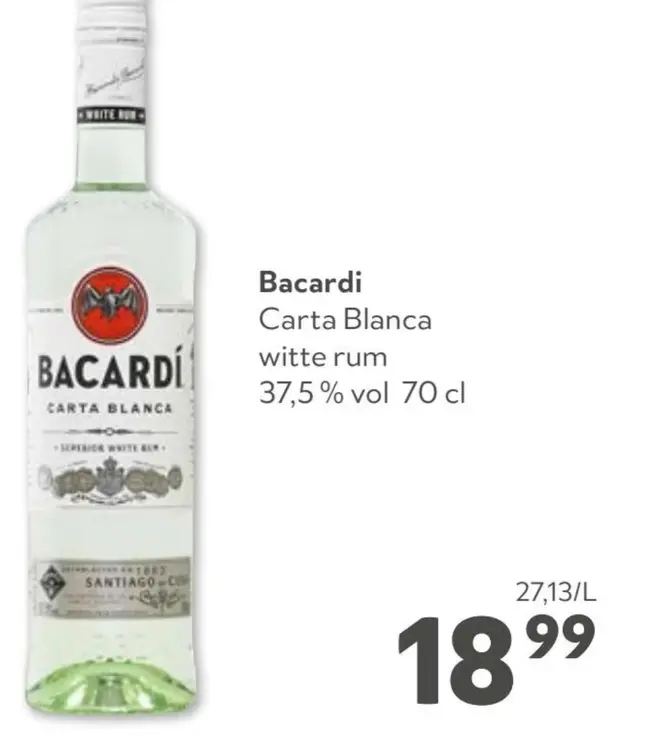 Promotie: Carta Blanca witte rum