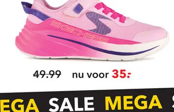 Aanbieding: Skechers Wave 92 meisjes sneakers roze