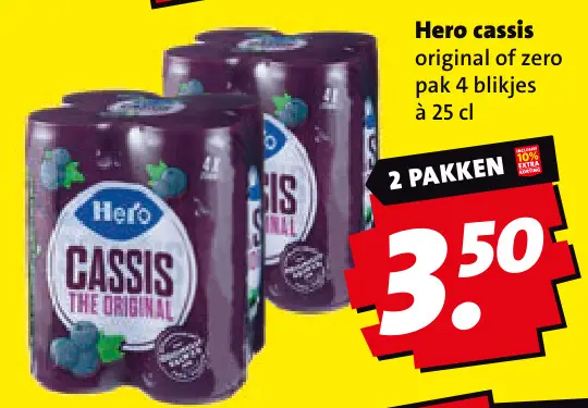 Aanbieding: Cassis
