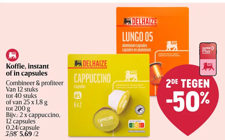 Promotie: Koffie, instant of in capsules