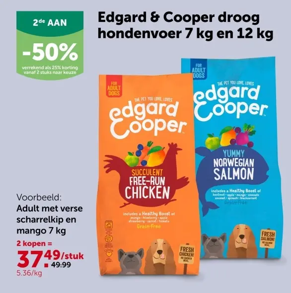 Promotie: Edgard & Cooper droog hondenvoer