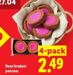 Aanbieding: Roze fondant pencees
