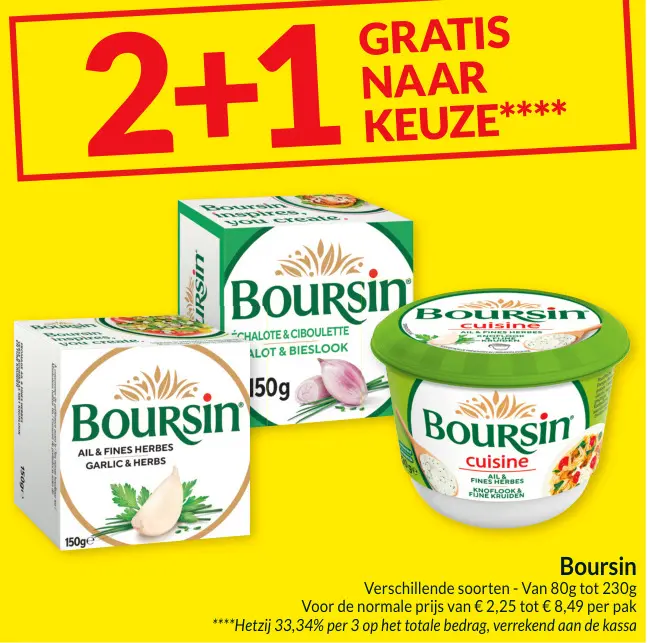 Promotie: Boursin