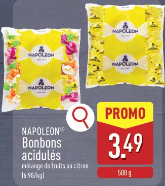 Offre: Bonbons acidulés