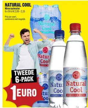 Aanbieding: NATURAL COOL Mineraalwater