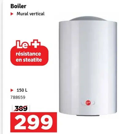 Offre: Boiler