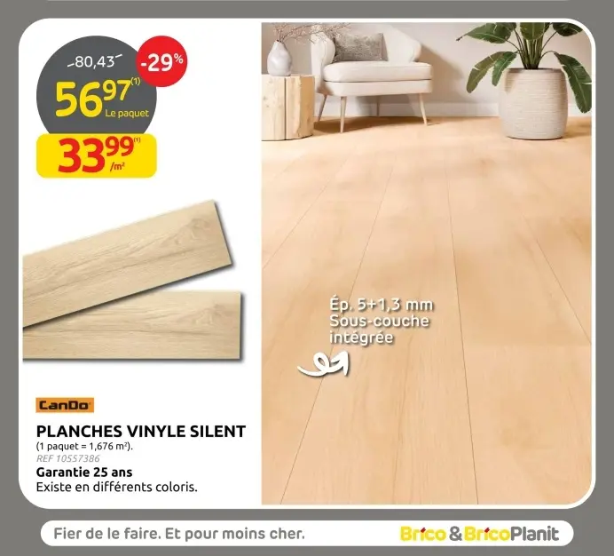 Offre: Planches vinyle silent