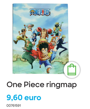 Aanbieding: One Piece ringmap