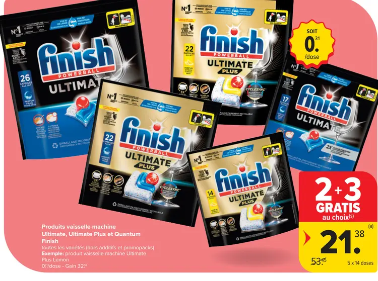 Offre: Produits vaisselle machine Ultimate, Ultimate