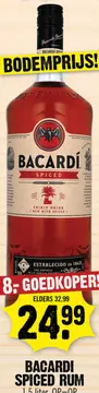 Aanbieding: Bacardi spiced rum