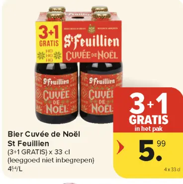 Promotie: Bier Cuvée de Noël