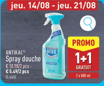 Offre: ANTIKAL Spray douche