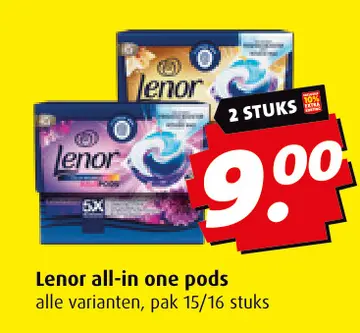 Aanbieding: Lenor all-in one pods