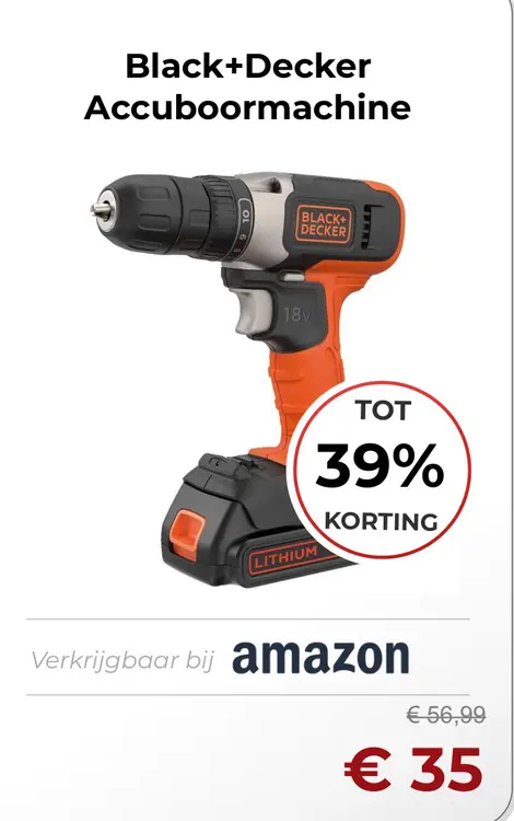 Aanbieding: Accuboormachine