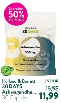 Aanbieding: 30DAYS Ashwagandha