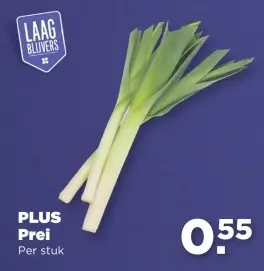 Aanbieding: PLUS Prei