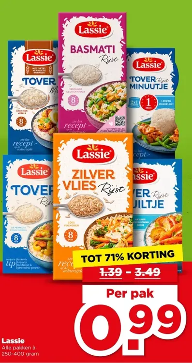 Aanbieding: Alle pakken Lassie rijst