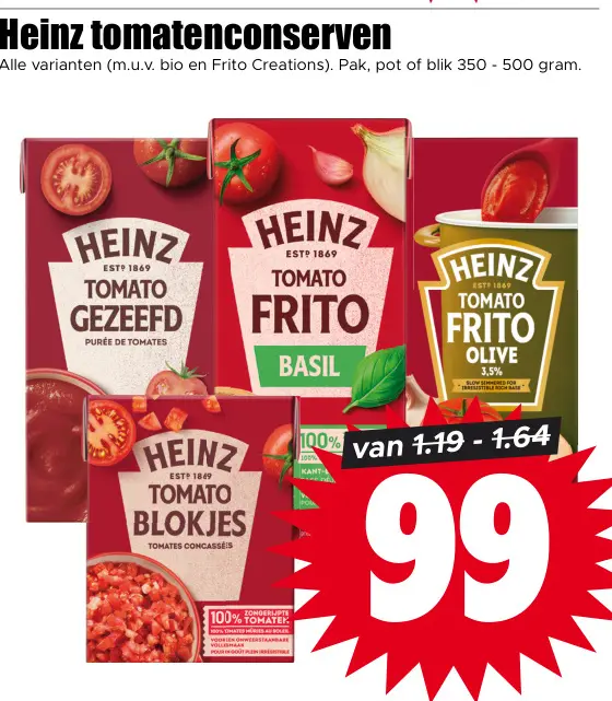 Aanbieding: tomatenconserven