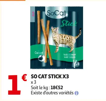 Promotie: So cat stick
