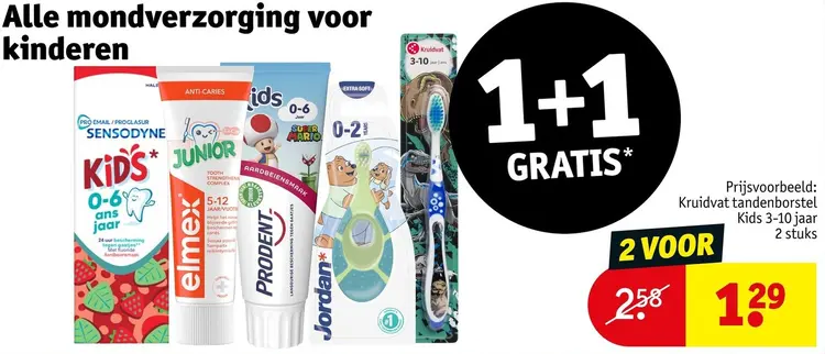 Aanbieding: Alle mondverzorging voor kinderen