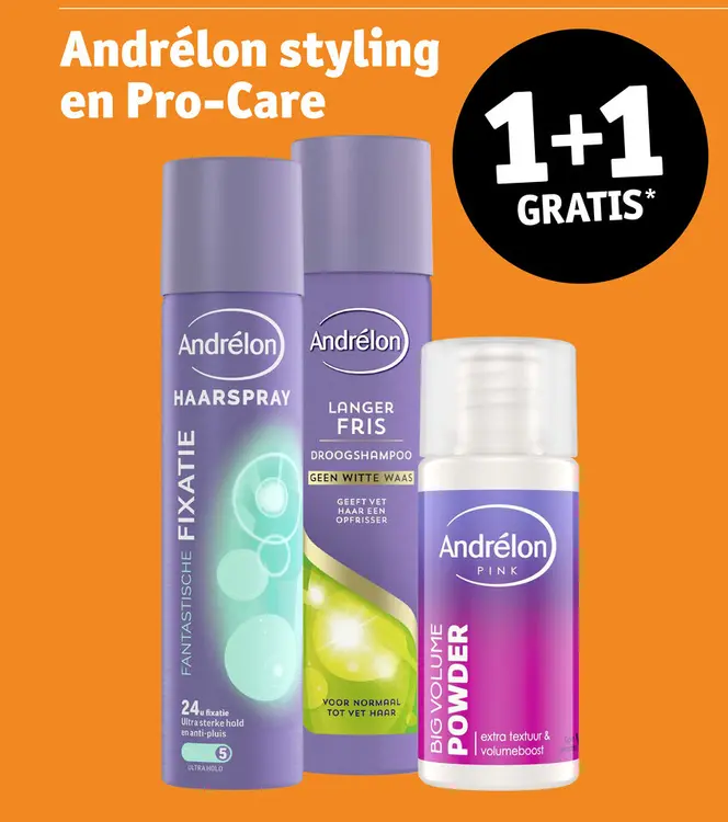 Aanbieding: Andrélon styling en Pro-Care