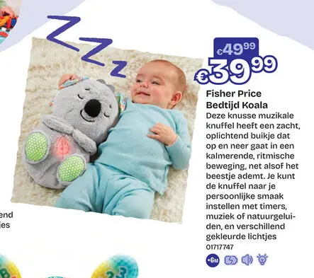 Promotie: Fisher Price Bedtijd Koala