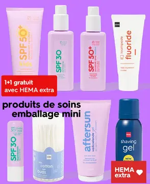 Offre: produits de soins