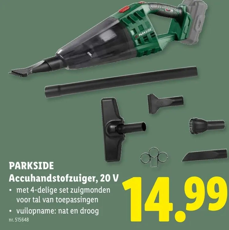 Promotie: Accuhandstofzuiger