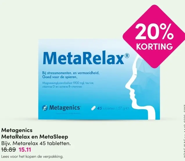 Aanbieding: MetaRelax en MetaSleep
