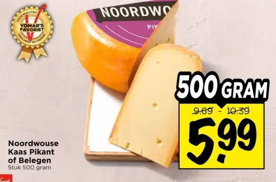Noordwouse Kaas Pikant of Belegen