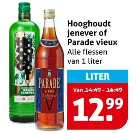 Aanbieding: Hooghoudt jenever of Parade vieux