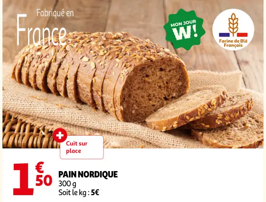 Offre: Pain nordique