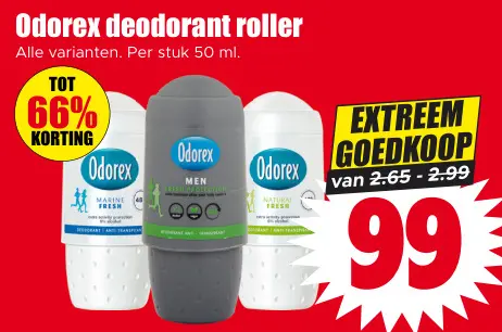 Aanbieding: deodorant roller