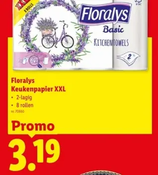Promotie: Floralys Keukenpapier XXL