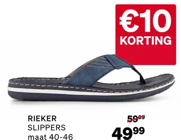 Aanbieding: Rieker slippers