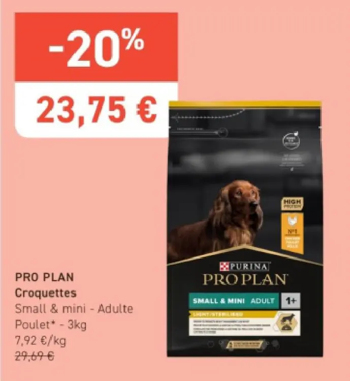 Offre: Croquettes Small & mini - Adulte Poulet