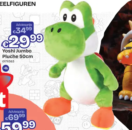Promotie: Yoshi Jumbo Pluche 50cm
