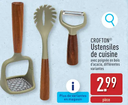 Offre: Ustensiles de cuisine
