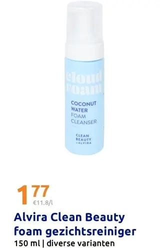 Promotie: Clean Beauty foam gezichtsreiniger