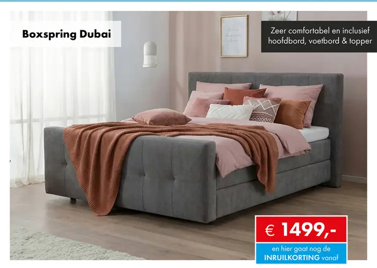 Aanbieding: Boxspring Dubai