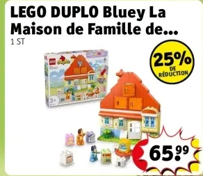 Offre: LEGO DUPLO Bluey La Maison de Famille de...
